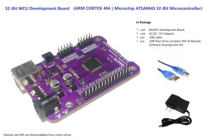 ARM Cortex M4 | 32 Bit Microcontroller Development Board (Microchip ATSAM4S Microcontroller)