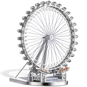Piececool 3D Metal Puzzle- London Eye Wheel Model Building Blocks Sets Toy Gift For Teens Kids Home Decoration