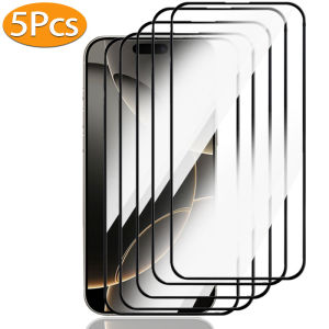 Screen Protector For iPhone 17 Pro Max 17 Pro 17 Air Tempered Glass 3D Full Cover Phone Anti-Scratch HD Film