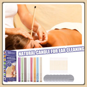 Wax Ear Candle  เทียนสำหรับทำความสะอาดหูเอาขี้ผึ้งธรรมชาติโพลิสอินเดียนาบำบัดเท Candle For Ear Cleaning Removal Natural Beeswax Propolis Indiana Therapy Fragrance Candling Cone Candle Relaxation