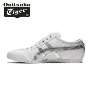 【Ready Stock】100%Original  ΟnΙΤsuΚα66 TΙgerShoes SLIPON Breathable Canvas Shoes  Casual Flat Shoes casual small white shoes mens and womens board shoes sports running shoes a pedal lazy canvas shoes Eu36-45