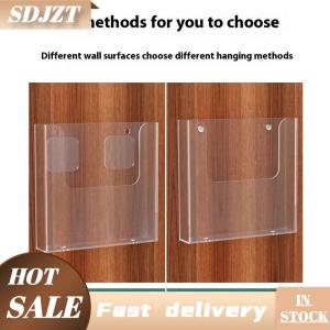SDJZT Acrylic trong suốt một lớp treo tường thư mục nhựa Kệ tập tin giá văn phòng lưu trữ dữ liệu hiển thị giá văn phòng phẩm