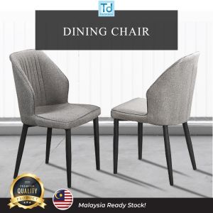 Armen Dining Chair Designer Chair with Comfort Back Res | Charcoal Fabric and Black Powder Coat Finish | Wholesale Dining Chair Modern Design Wood Fabric Scandinavian Modern Butterfly Chair |H900 x W430 x D450mm