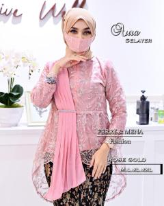HARGA PROMO [ SET / ATASAN STELAN KEBAYA AURORA SLENDANG TILE / FREE MASKER / STELAN KEBAYA MODERN // KEBAYA PESTA // KEBAYA KONDANGAN // KEBAYA WISUDA // KEBAYA PREMIUM // KEBAYA SUPER MEWAH // KEBAYA SELENDANG