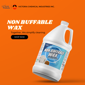 ICHEM PRODUCT NON BUFFABLE WAX 1 GALLON (Non Buffable Gloss Vinyl Rubber Linoleum Resilient Cement Limestone Granite Flooring Professional Cleaning Cleaner Hotel Restaurant Buildings Household Office Use)