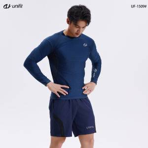 UNIFIT Mens Rash Guard Swimsuit Swimwear Dri-Fit Rash Guard UF-1509U