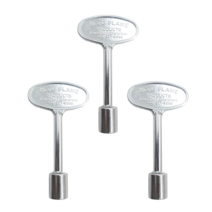 3Pcs Gas Valves Key Wrench Universal 3Inch Fireplaces Replacement Key for 1/4Inch and 5/16Inch Valves Stem Enduring