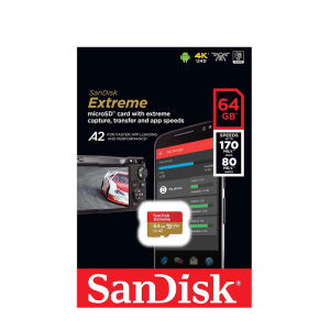 Thẻ nhớ MicroSDXC SanDisk Extreme A2 V30 U3 4K 64GB R170MB/s W80MB/s / 128GB R190MB/s W90MB/s (Gold) Nhat Tin Authorised Store