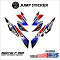 Stiker striping satria f 150 injeksi grafis variasi 018. 