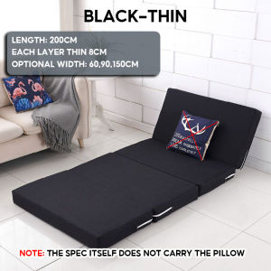 Foldable Mattress Single Mattress And Queen Thickened Sponge 4-Fold 8cm Floor Tatami Mattress Sleeping Mat Japanese Style