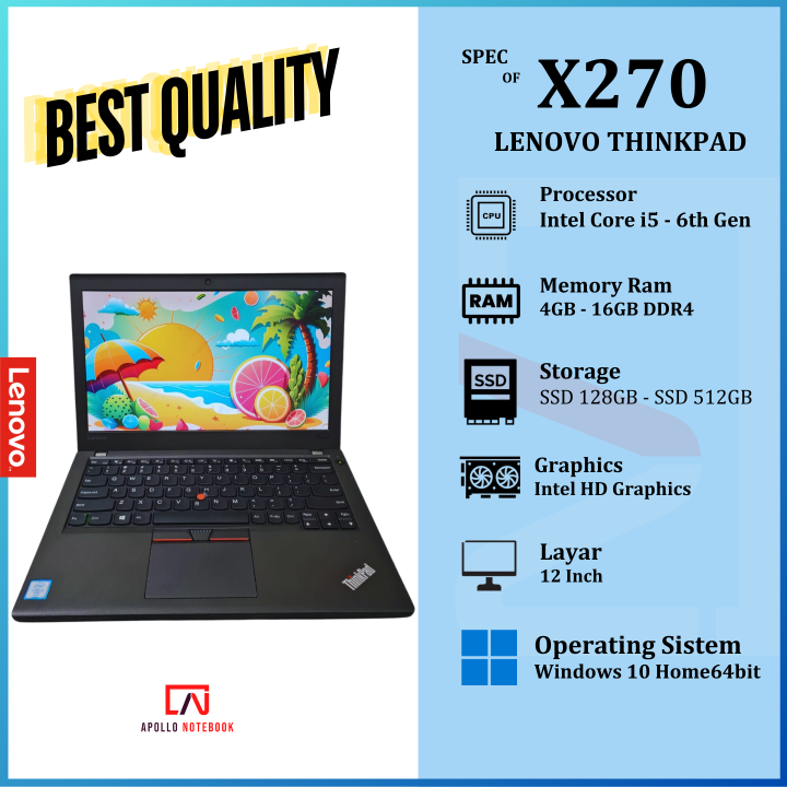 X270 Core I5 Gen Lenovo X270 Ram Laptop Lenovo Thinkpad X270 Core