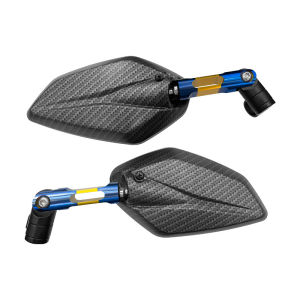 Universal Side Mirror 2tone CNC Short Stem Made IN Thailand Motorcycle Side Mirror