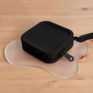 สแควร์ ซิลิโคน กระเป๋าสตางค์ น่ารัก ง่ายต่อการพกพา สามารถใช้เก็บเหรียญได้ แฟชั่น ชีวิตประจำวัน ปลอดสารพิษ ทนทานยืดหยุ่น ป้องกันรอยขัด ใช้เก็บเหรียญเหรียญสกุลเงินขนาดเล็ก