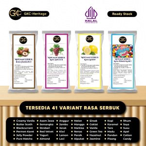 Bubuk Minuman Serbuk Aneka Rasa 50gr GKC Heritage