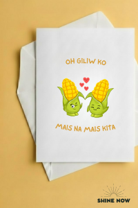 Mais Na Mais Kita Greeting Card | Cute Love Pun | Greeting Card | Anniversary Monthsary Tagalog Card