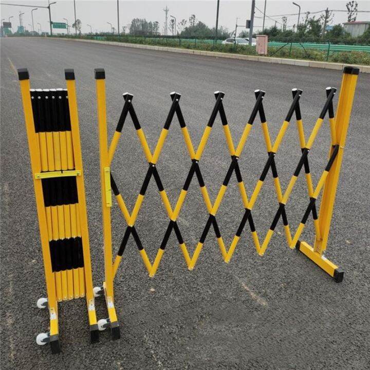 Street traffic barrier movable fiberglass guardrail safety protection ...