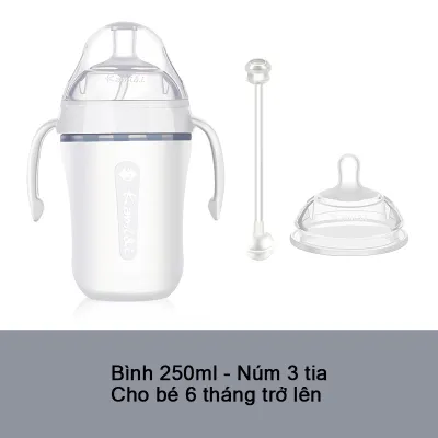 Bình sữa Kamidi Silicon Trắng chính hãng KAMIDI VIỆT NAM