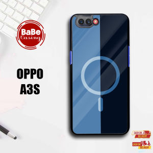 Case OPPO A3S Logo Bulat OPPO A3S Casing Terbaru Hardcase Softcase Glossy