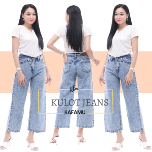KULOT JEANS CELANA WANITA CELANA KULOT HIGHWAIST WANITA PREMIUM CELANA PANJANG HW PANJANG WANITA JEANS