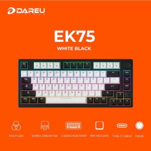 Bàn phím cơ DAREU EK75 Pro (2 sides RGB strip DareU DREAM sw Type-C)