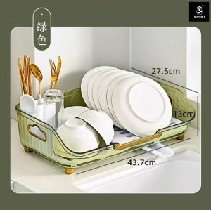 Plain fashion simple kitchenware water draining bowl utensils storage bowl rack