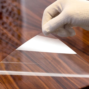 Thickened Transparent Furniture Sticker For Dining Table Thicken Clear PVC Table Cloth Transparent Table Mantle Waterproof And Anti-Oil