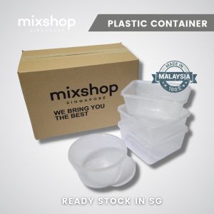 [SG READY STOCK] mixshop High Quality Disposable Plastic Food Container/Food Storage(4 Sizes)