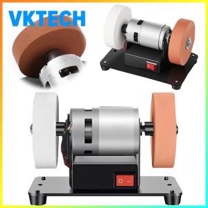 Electric Sharpener Grinder 7 Adjustable Speed Electric Bench Grinder Sanding Machine for Woodworking Metal Working DIY