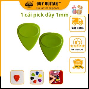 Phím đàn guitar size 1mm 1 cái guitar pick Meideal màu ngẫu nhiên mẫu giọt nước dễ cầm Sale rẻ dưới 49k - Duy Guitar Store