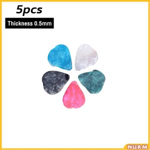 Nurm 0.5mm 1mm Guitar Pick Colorful Picks For Bass Electric & Acoustic Guitars