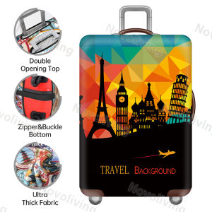 Novoliving Thickened Luggage Cover Protector 18/24/28/32 Inch High Elastic Travel Suitcase Spandex Protective Cover