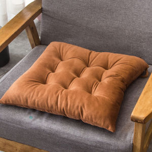 Crystal Velvet Square Chair Cushion / Cover Sofa Office Chair / Colourful Mat Pad / Pearl Cotton Cushion Rainbow Culture