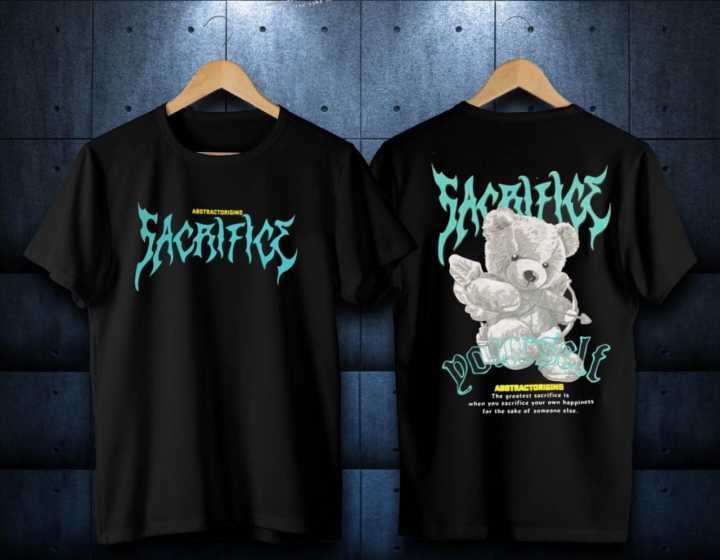 Kaos anak anak Beruang petir Baju anak Teddy bear Baju anak anak viral kaos anak distro terkini