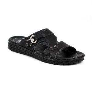 Sandal Slide Pria Bahan Kulit Working R-35 Sandal kasual pria dewasa