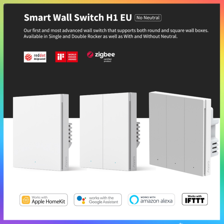 Aqara H1 Smart Wall Switch (With Neutral) Lazada