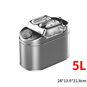 Bình lưu trữ nhiên liệu thép không gỉ 5L/10L/20L đặc tính chống va đập không bay hơi xăng hiệu quả