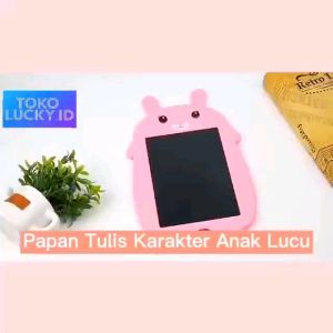 Papan Tulis Anak karakter Kelinci / papan tulis gambar hapus tulis anak LCD Drawing