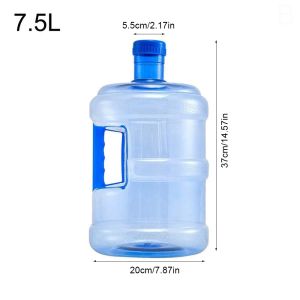 RBRY 1Pcs Food Grade Pure Water Bottle Jug Outdoor Car Storage Bucket Portable Mineral Water Container Durable Reusable Dispenser Barrel