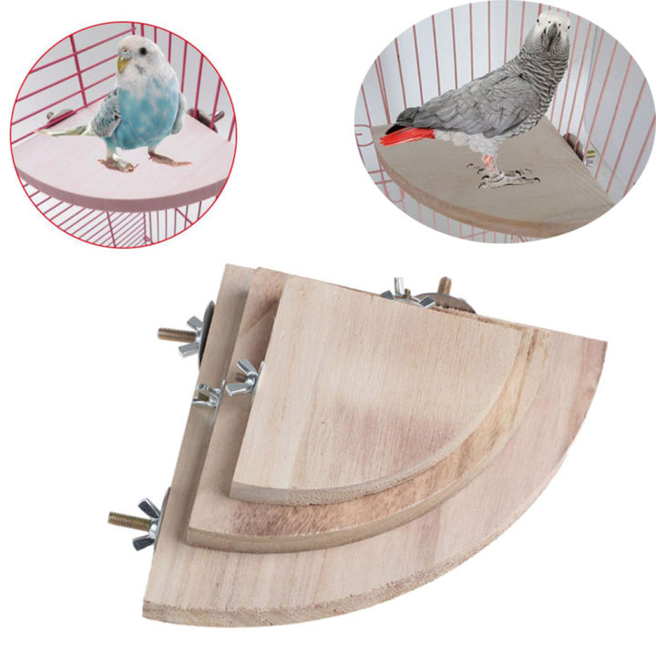 Bird on sale cage platform