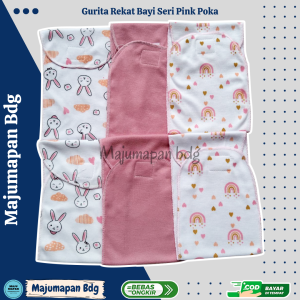 6pc/3pc Gurita Bayi Rekat Seri PINK Poka Perekat Press ZAK10