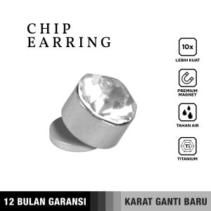 Buy 1 Get 1 Emrys CHIP Anting Magnet TITANIUM Anti Karat Pria dan Wanita