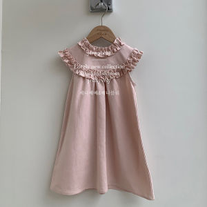 Vintage Fungus Edge Baby Girls Lace Romper Summer Cozy Cotton Sleeveless Infant Baby Bodysuit for Toddler Girls One-Pieces2026