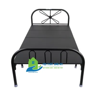 Giường sắt DONA Luxy Qui Phúc kích thước 1m0 và 1m2 giường gấp cá nhân thông minh - Nội Thất Bảo An