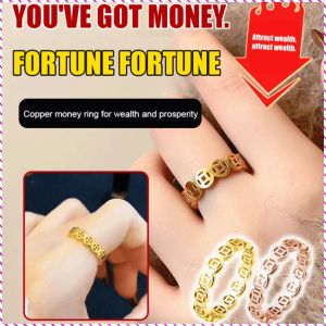 Bracelet Auspicious Meaning Rings Improvement of Fortune Stainless Steel Index Finger Metal