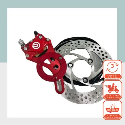 Combo Phanh Đĩa Sau Xe Điện Độ (Tặng Kèm Long Đền)