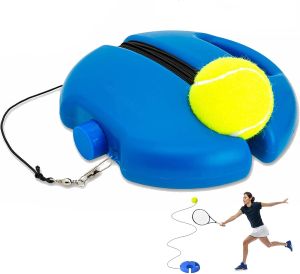 SoloTennis Trainer Rebound Ball with String Balls Portable Tennis Training Tool Suitable for Adults & Kids Portable Tennis Training Equipment for Beginners Sport Exercise Tennis Rebounder Kit.