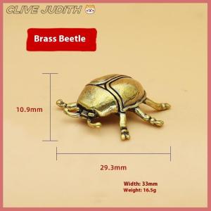 CISWGE แมงป่องมดตลก1ชิ้นคอลเลกชั่นแมลงเต่าทองทองเหลืองแข็งเครื่องประดับตกแต่งบ้านขนาดเล็ก