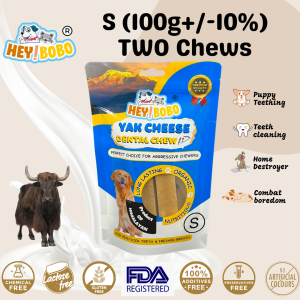 HEY!BOBO Yak Cheese *BEST SELLER* Dog Dental Chew Pup Teething Himalayan Healthy Natural Dog Chews Dental Treat Snack -牦牛起司磨牙棒