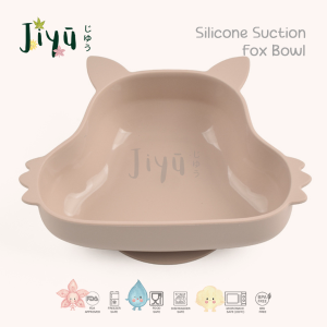 JIYU [JB-011] Silicone Suction Fox Bowl / Mangkok Silikon Suction Rubah BPA FREE