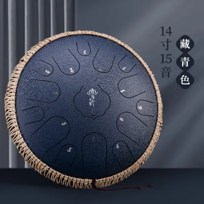 Hluru Wang You 15 Tones 14 Inches Carborizing Alloy Tongue Drum